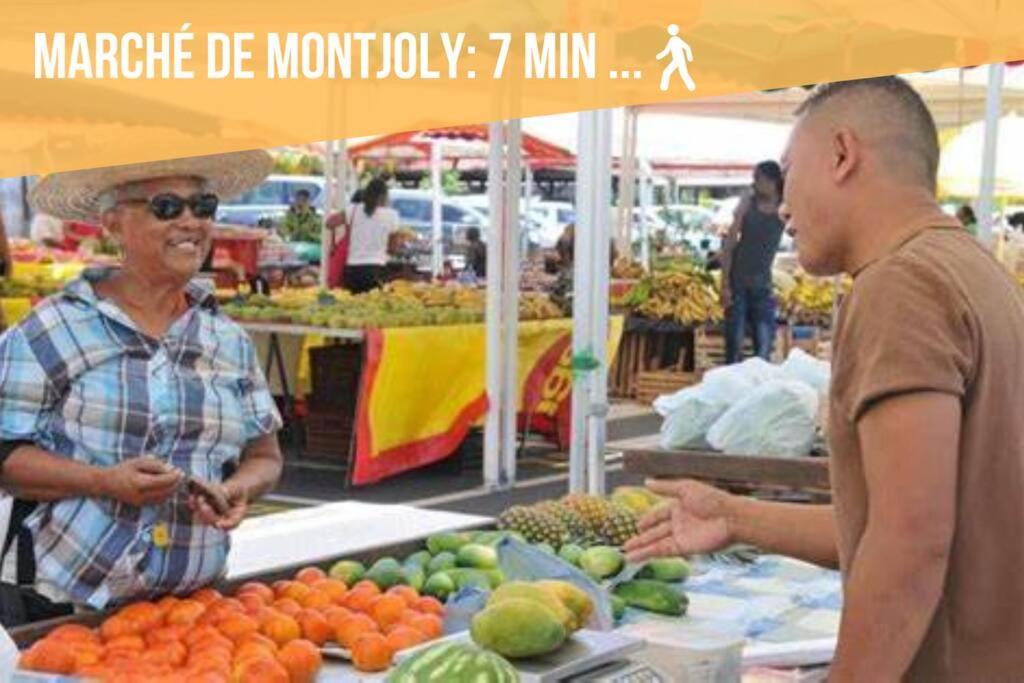 Апартаменты T2 Le Cosy, Au Coeur De Montjoly, Parking, Clim Remire-Montjoly Экстерьер фото