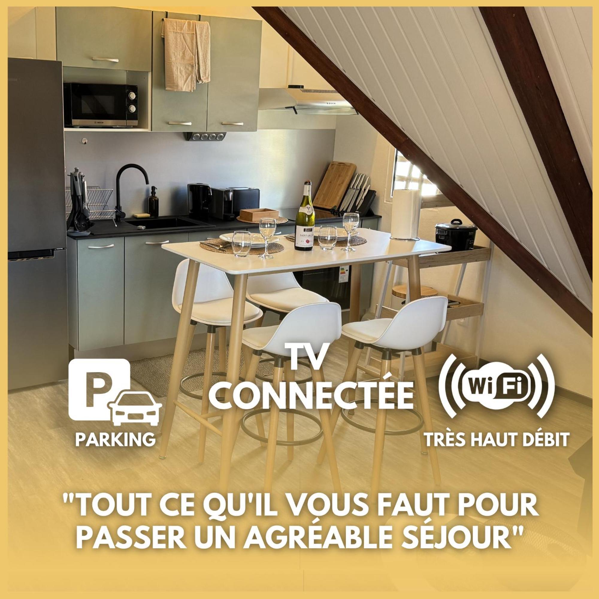 Апартаменты T2 Le Cosy, Au Coeur De Montjoly, Parking, Clim Remire-Montjoly Экстерьер фото